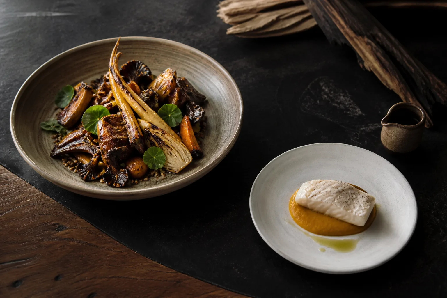 Plant-based cuisine inspired by the austral territory